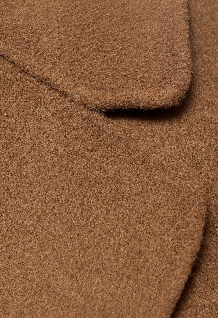 MANGO - Abrigo batin - mid-beige