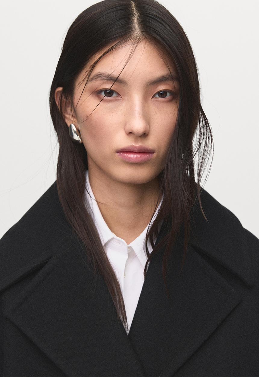 MANGO - Coat goya  - black