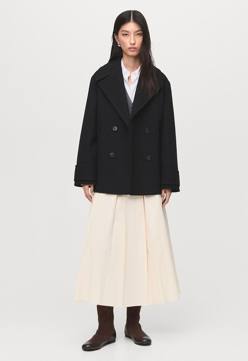 MANGO - Coat goya  - black