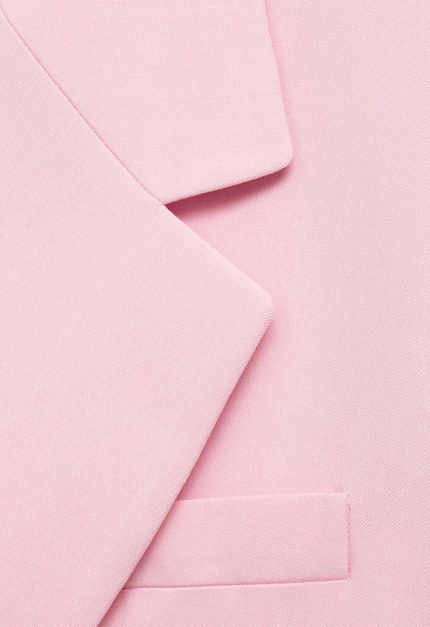 MANGO - Blazer chiado - pink