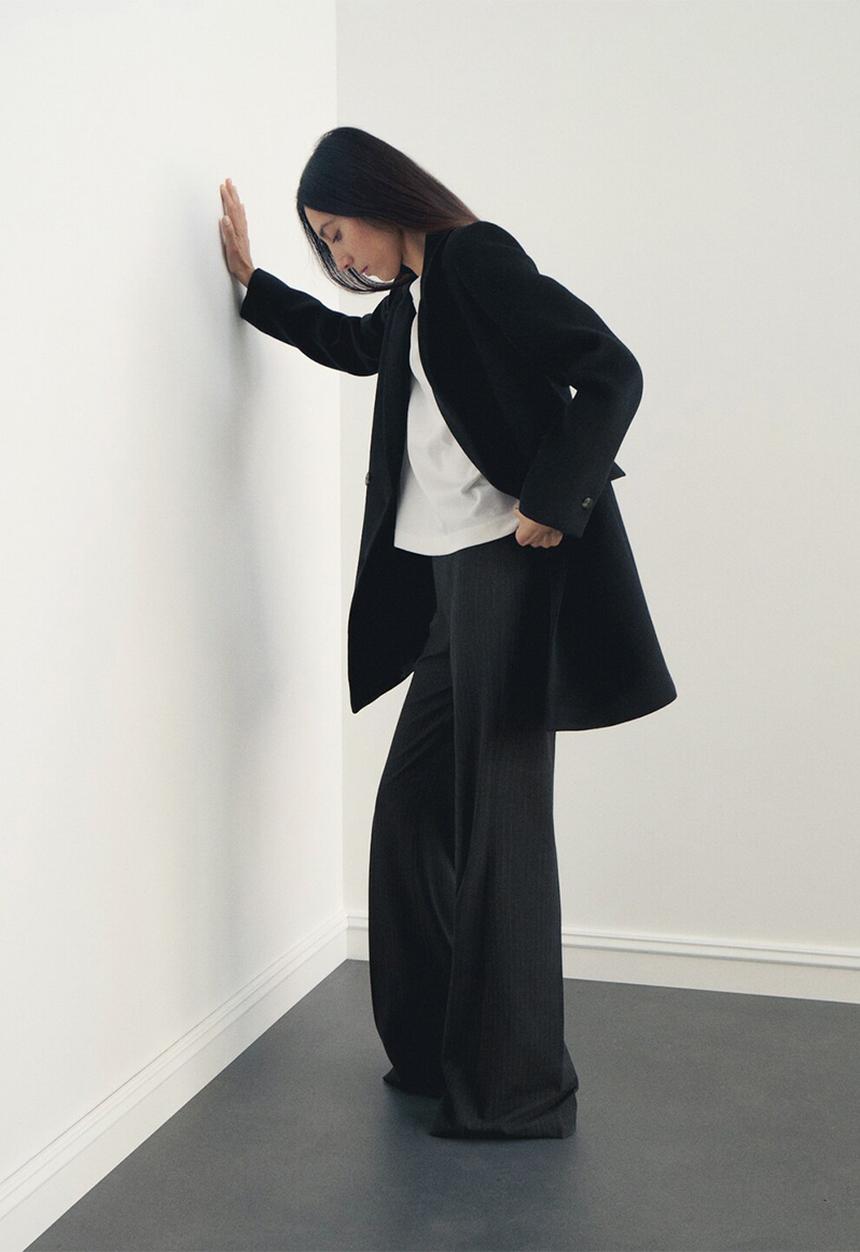 MANGO - Abrigo dali - black