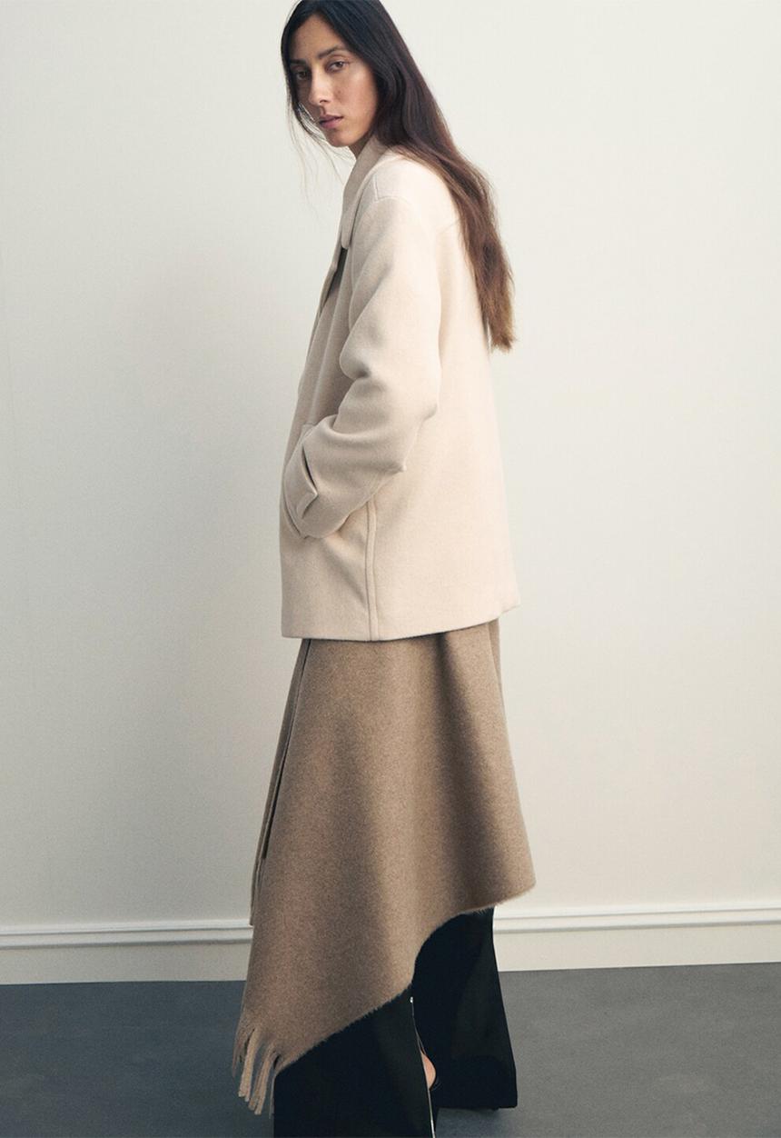 MANGO - Coat goya - beige