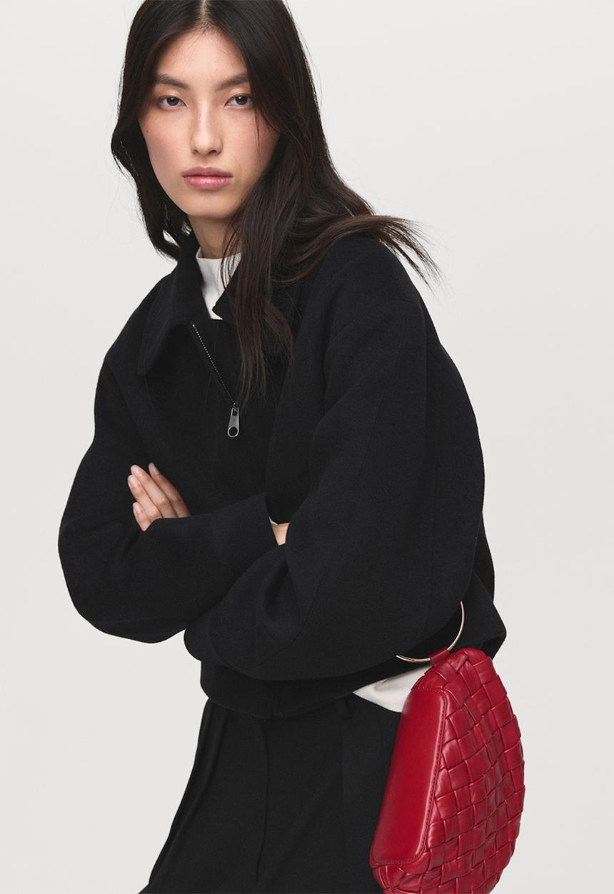 MANGO - Jacket  candyx - black