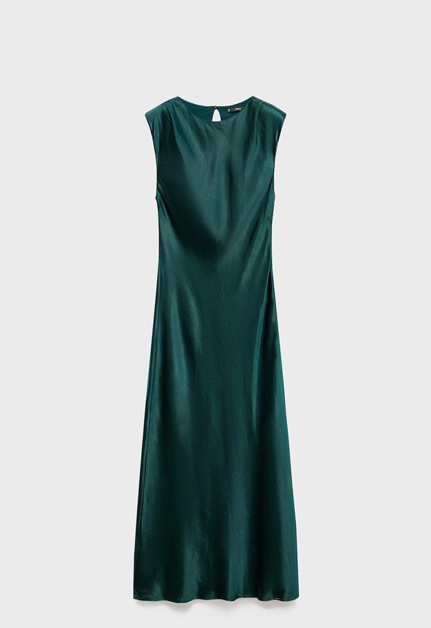 MANGO - Dress gante2-w - green