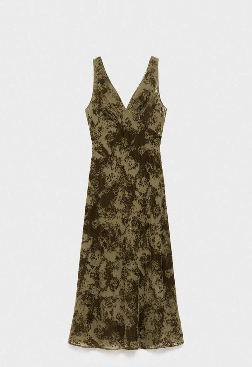 MANGO - Dress rocio - light/ pastel green