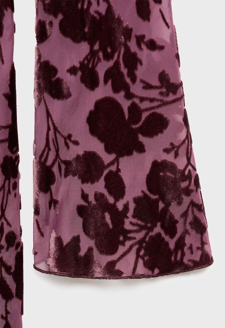 MANGO - Dress ale -  dark red