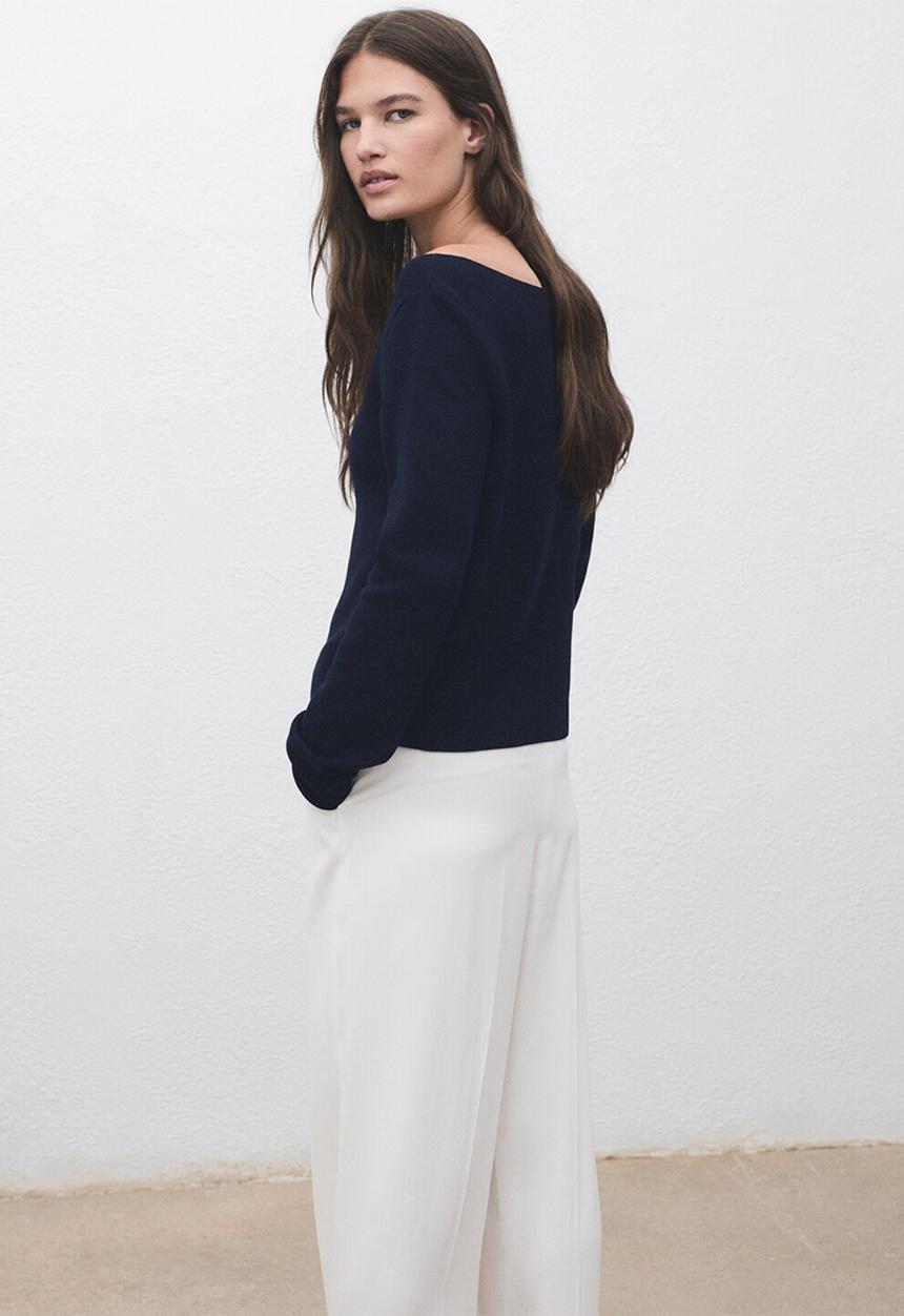 MANGO - Jersey soho - navy