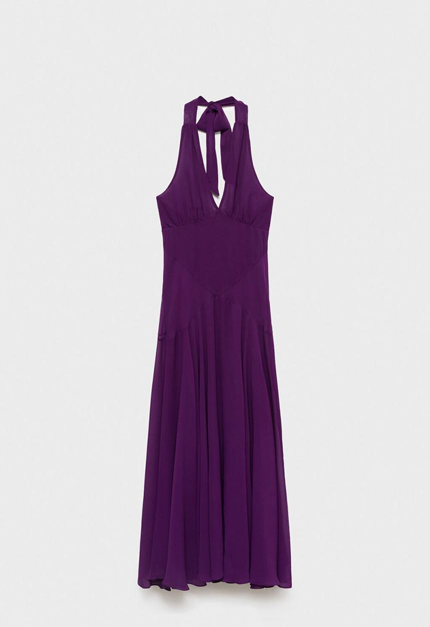 MANGO - Dress maria -  mid-purple