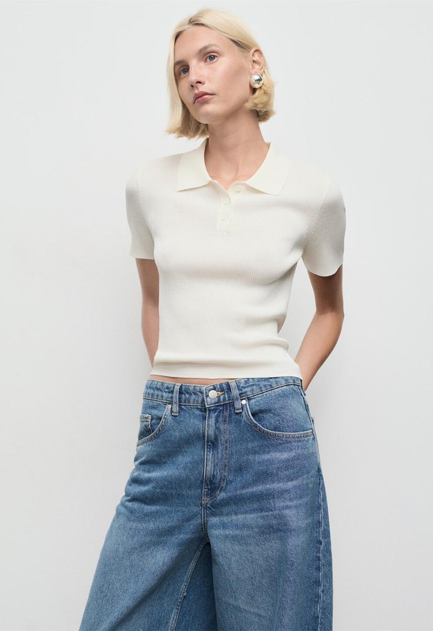 MANGO - Jeans dana - open-blue