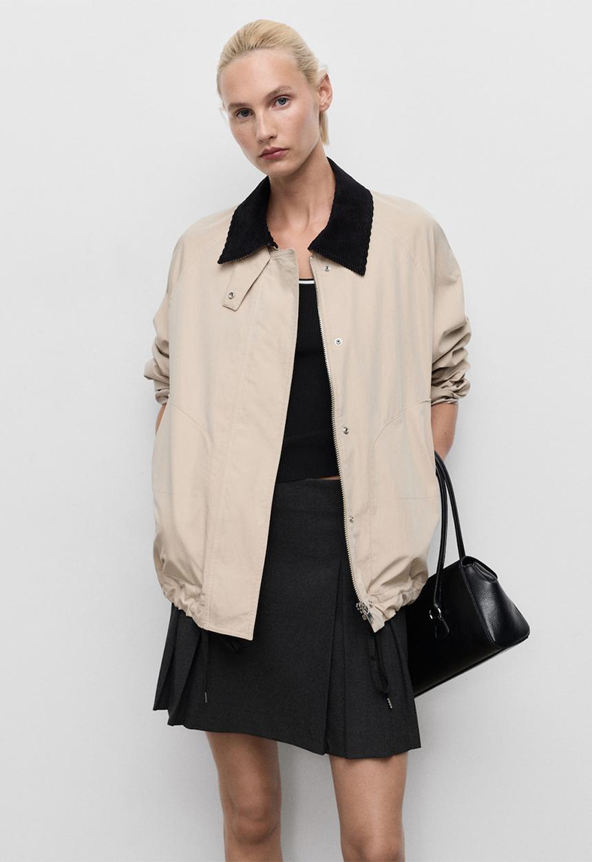 MANGO - Skirt grunge   -  black