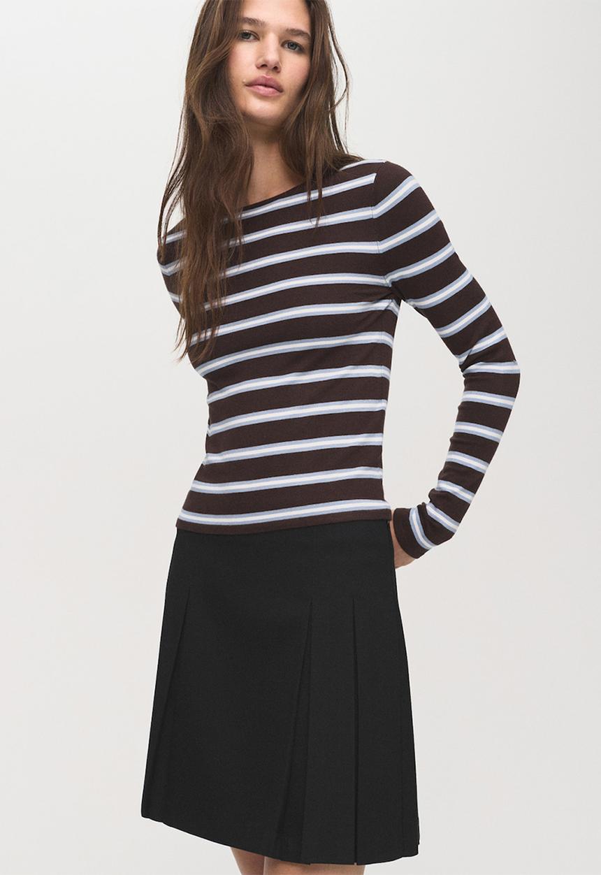 MANGO - Skirt grunge  -  black
