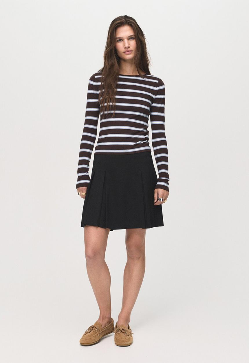 MANGO - Skirt grunge  -  black