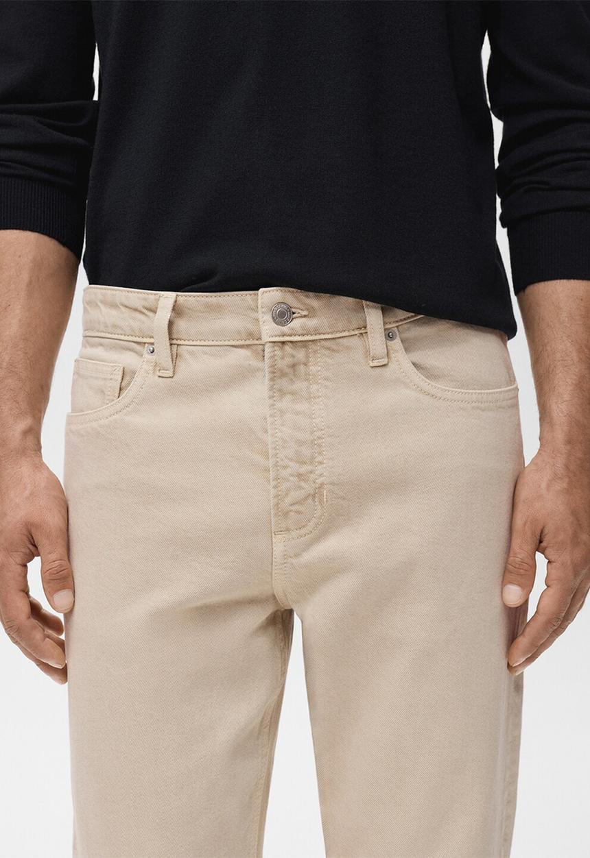 MANGO - Jeans Benc - Sand