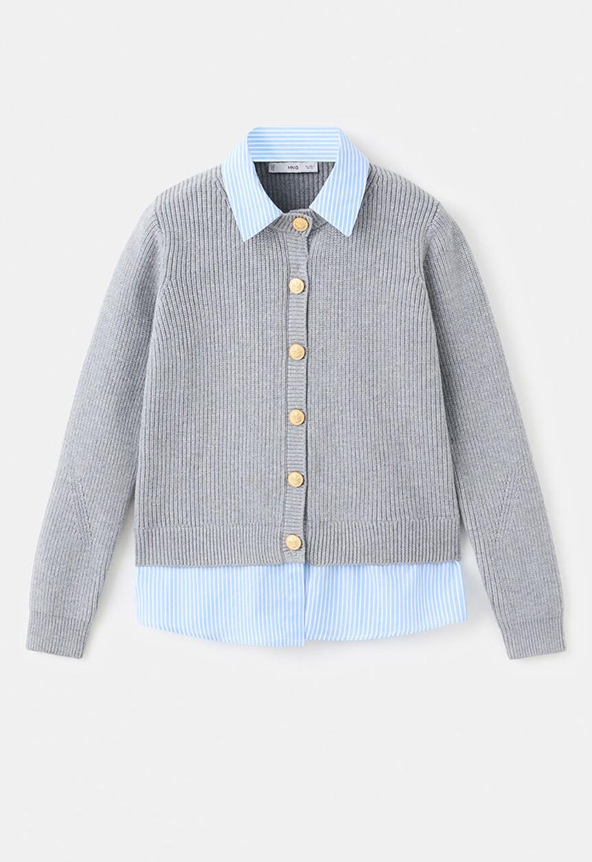 MANGO - Cardigan giovanni - grey