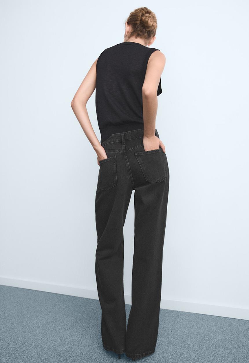 MANGO - Jeans danila - open-grey
