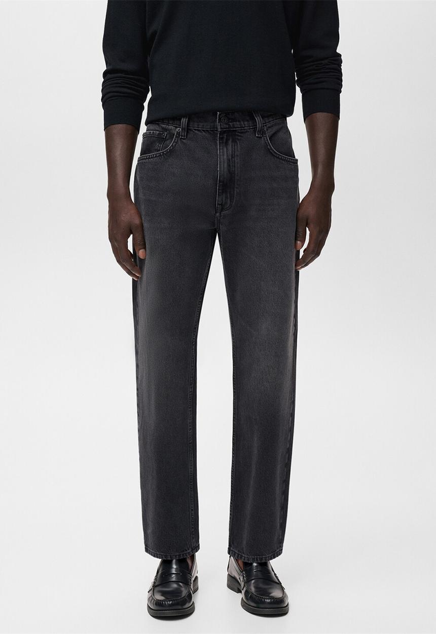 MANGO - Jeans Moby - Dark Denim Grey