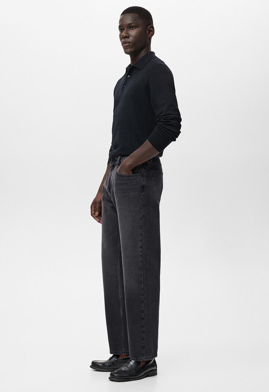 MANGO - Jeans Moby - Dark Denim Grey