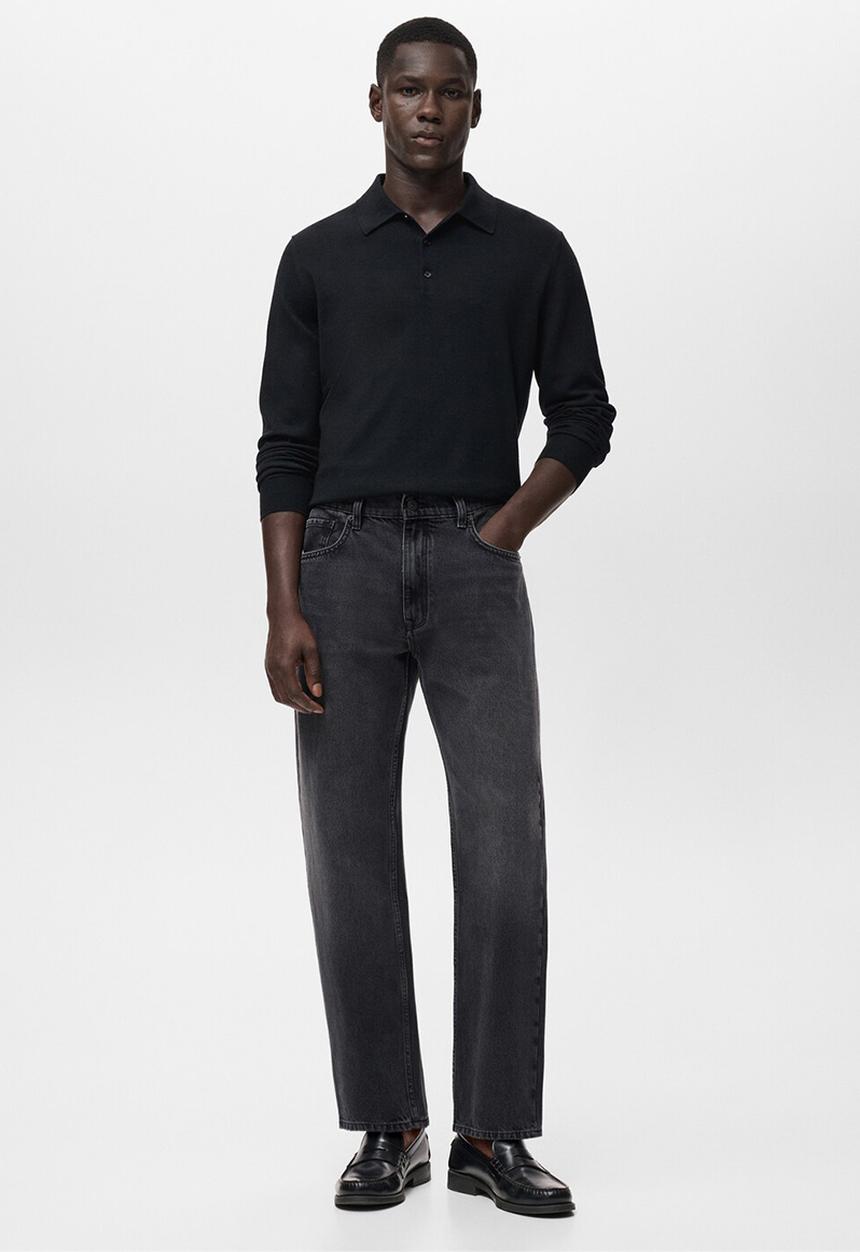 MANGO - Jeans Moby - Dark Denim Grey