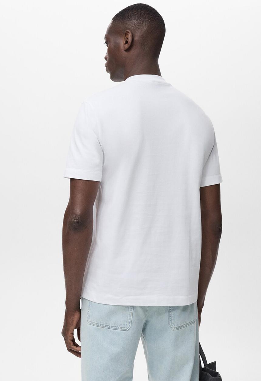 MANGO - Camiseta Crab - White