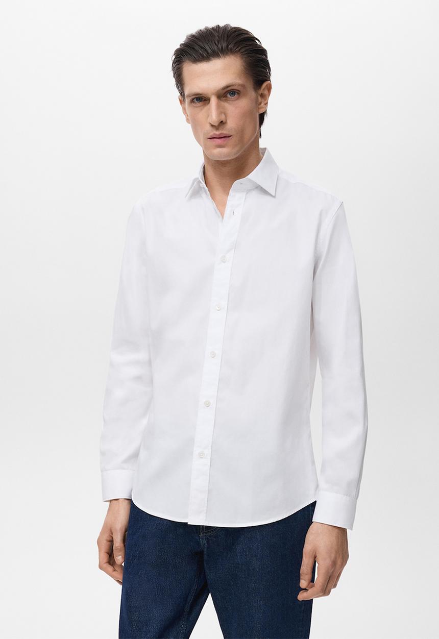MANGO - Camisa Play - White