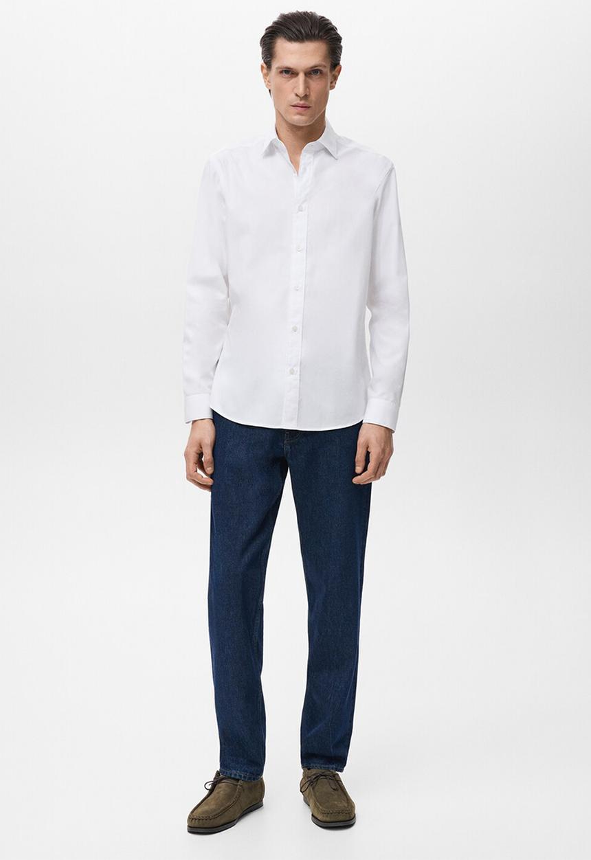 MANGO - Camisa Play - White