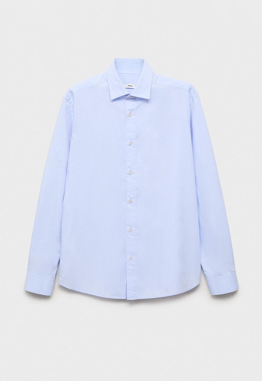 MANGO - Camisa Play1 - Sky Blue