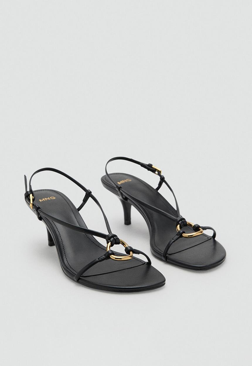 MANGO - Anilla heel - black