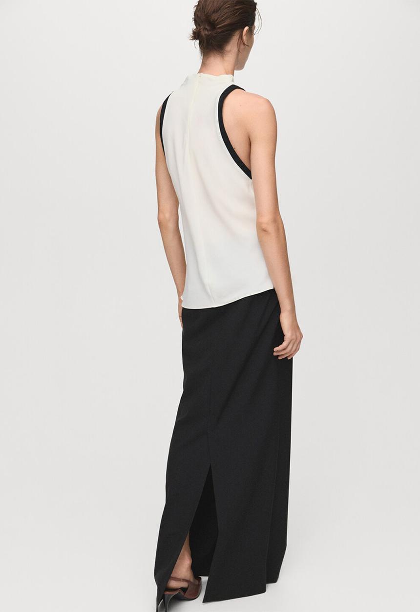 MANGO - Blusa emilia - light beige
