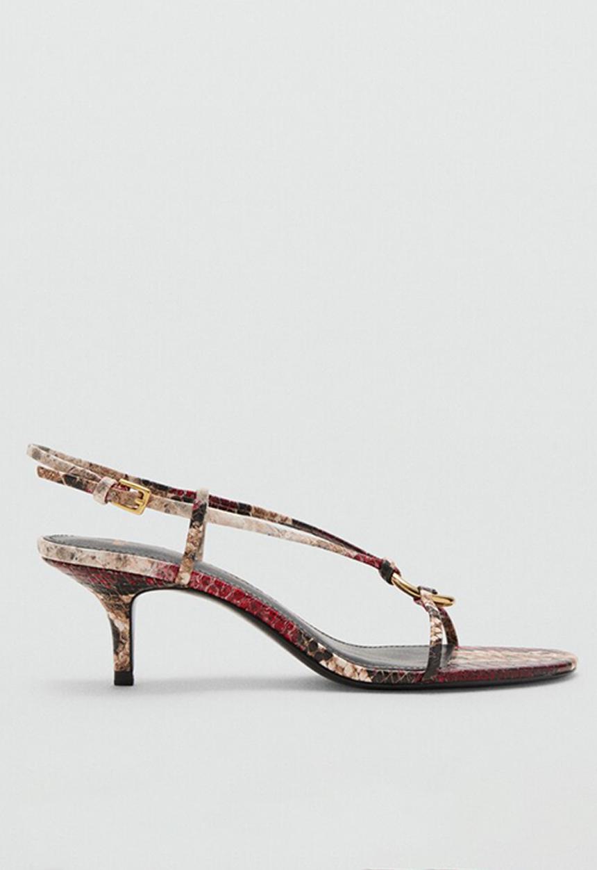 MANGO - Anilla heel - bright red