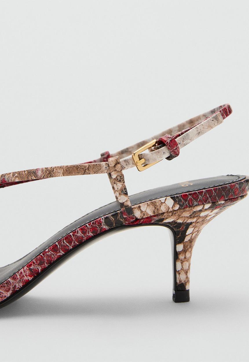 MANGO - Anilla heel - bright red