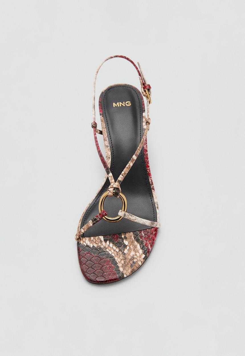 MANGO - Anilla heel - bright red