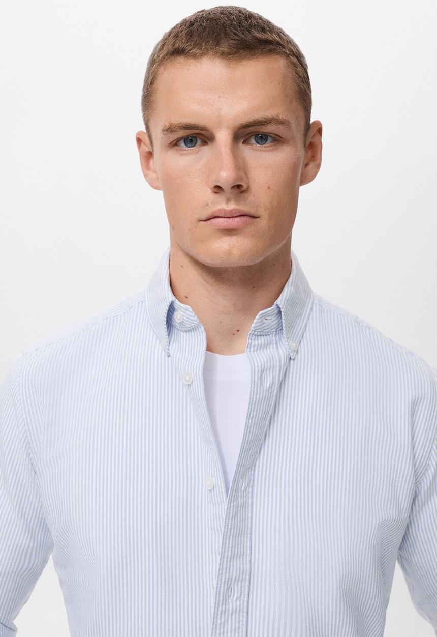 MANGO - Camisa Kodak - Sky Blue