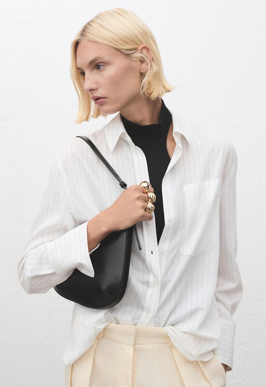 MANGO - Romeo shoulder bag - black