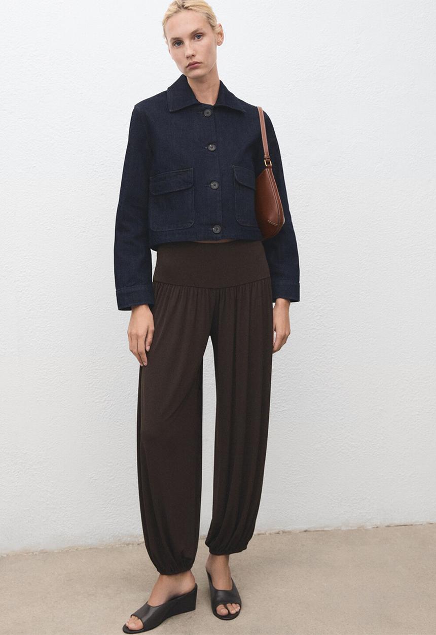 MANGO - Romeo shoulder bag - brown