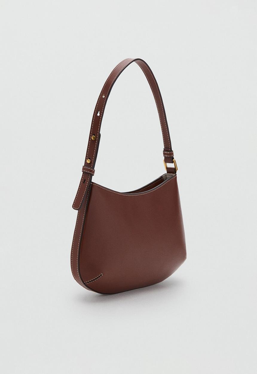 MANGO - Romeo shoulder bag - brown