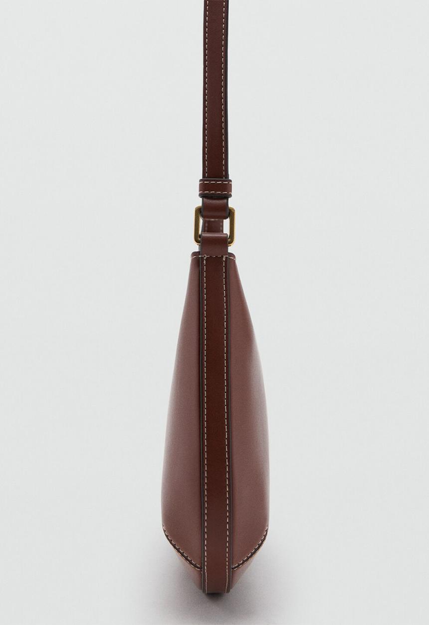 MANGO - Romeo shoulder bag - brown