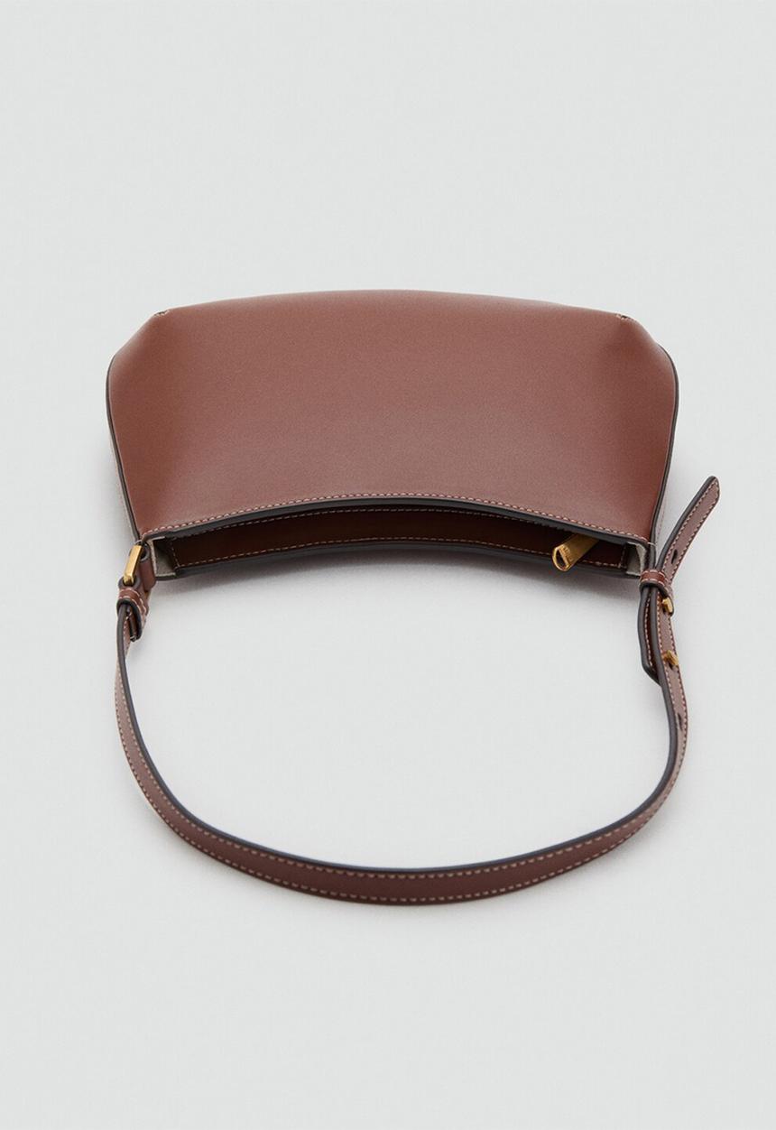 MANGO - Romeo shoulder bag - brown