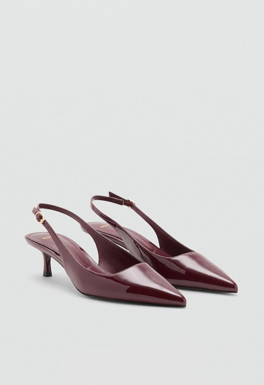 MANGO - Mona heel - dark red
