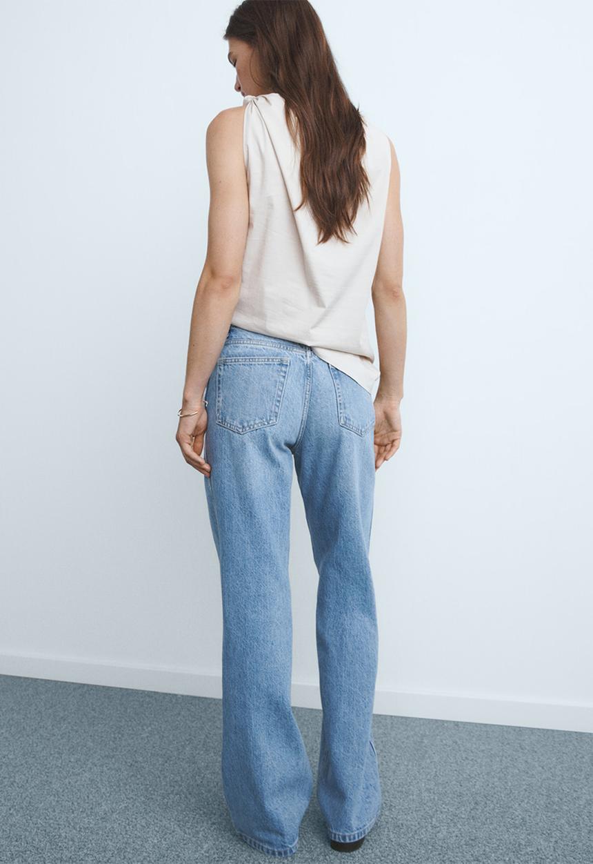 MANGO - Jeans charlot - open-blue