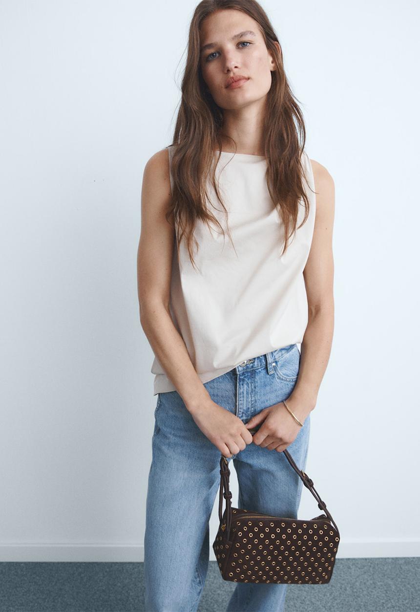 MANGO - Jeans charlot - open-blue