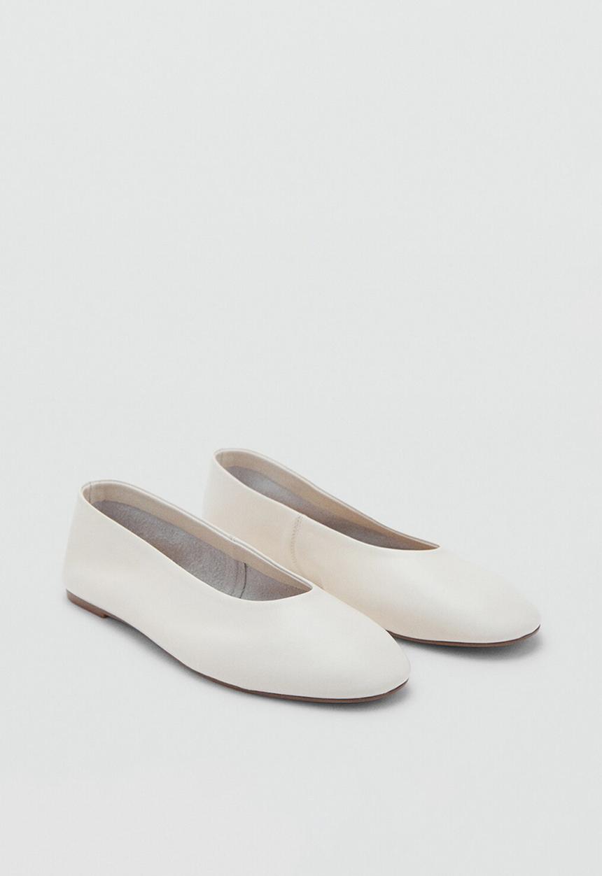 MANGO - Dada suede pump - light beige