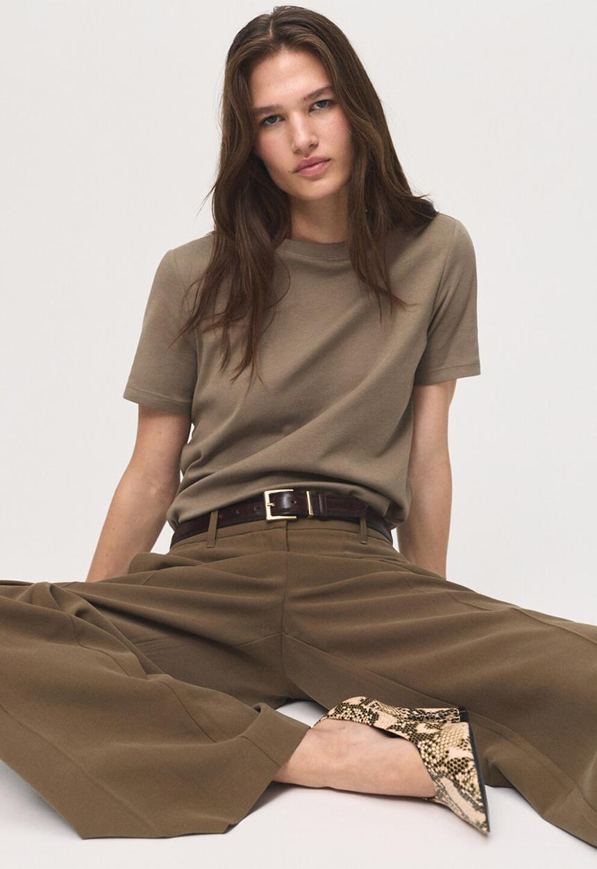 MANGO - Shirt rita -  light brown