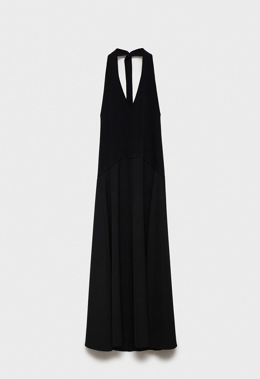 MANGO - Dress gina -  black