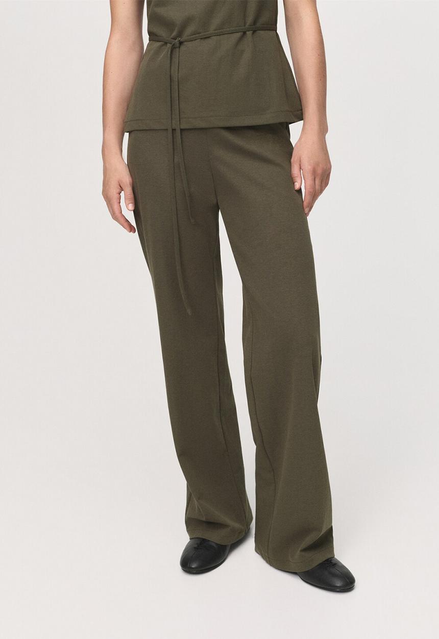 MANGO - Trousers zoe -  khaki