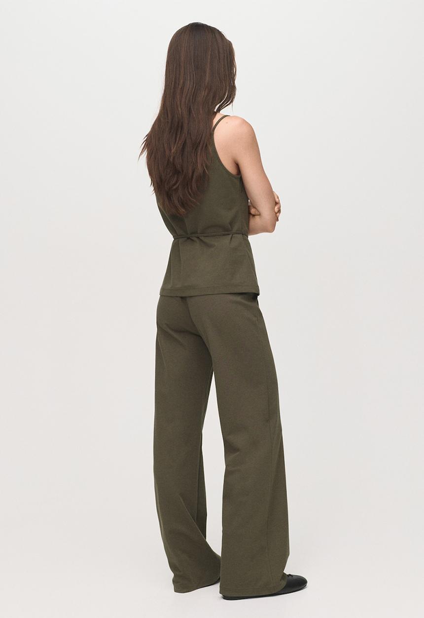 MANGO - Trousers zoe -  khaki