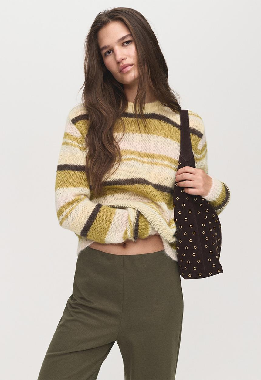 MANGO - Trousers zoe -  khaki