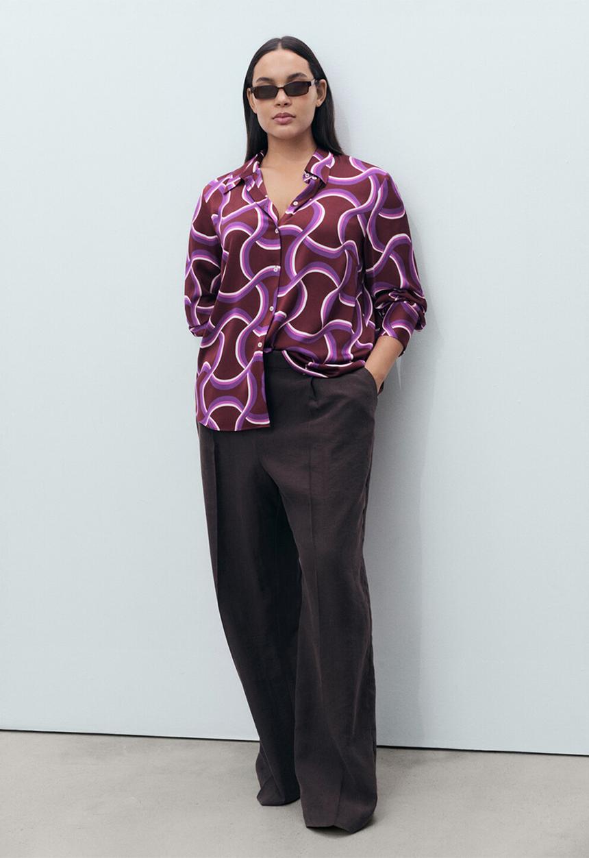 MANGO - Shirt ideale -  mid-purple