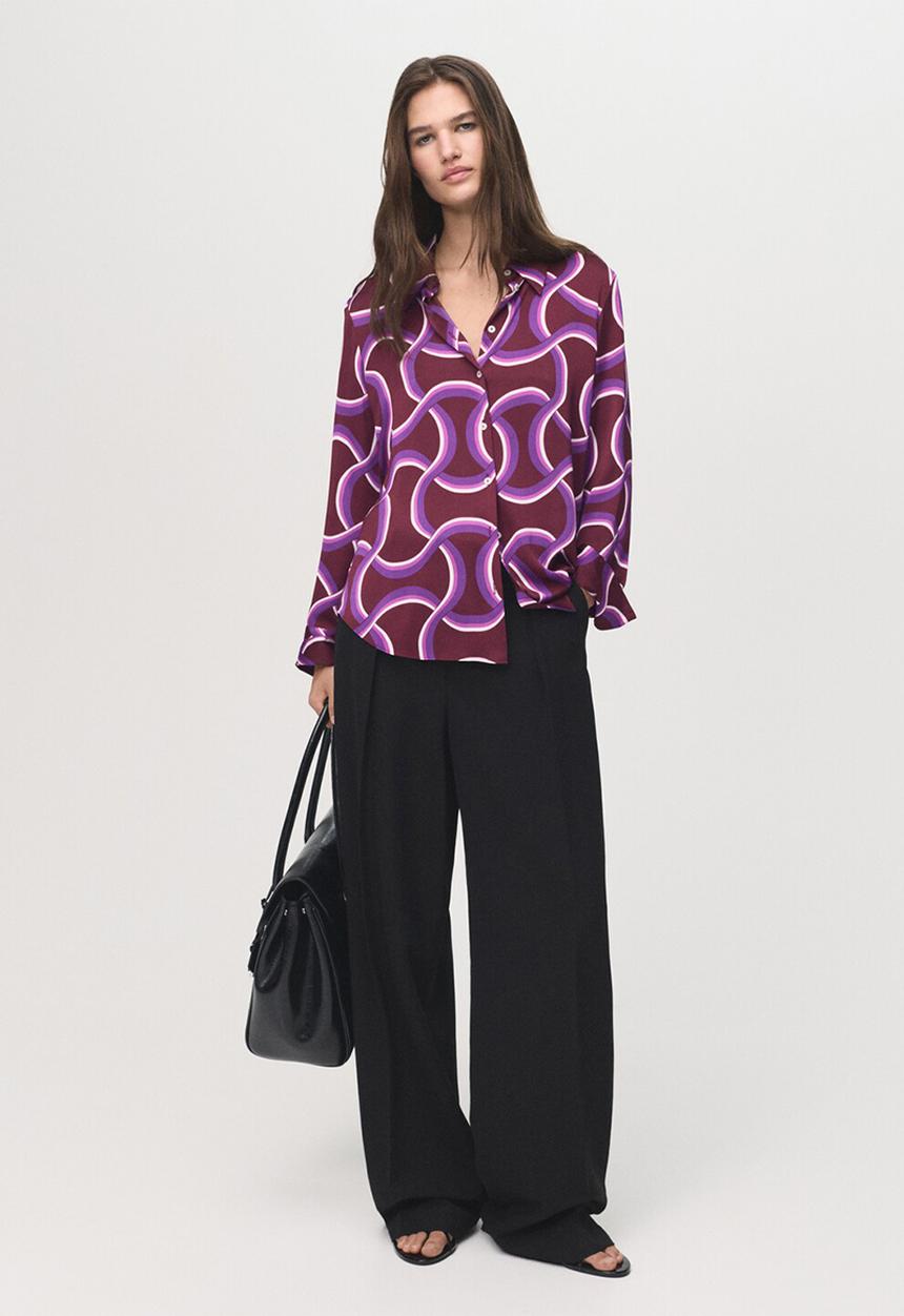 MANGO - Shirt ideale -  mid-purple