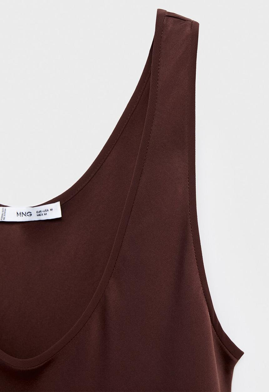 MANGO - Dress luisa2 -  brown