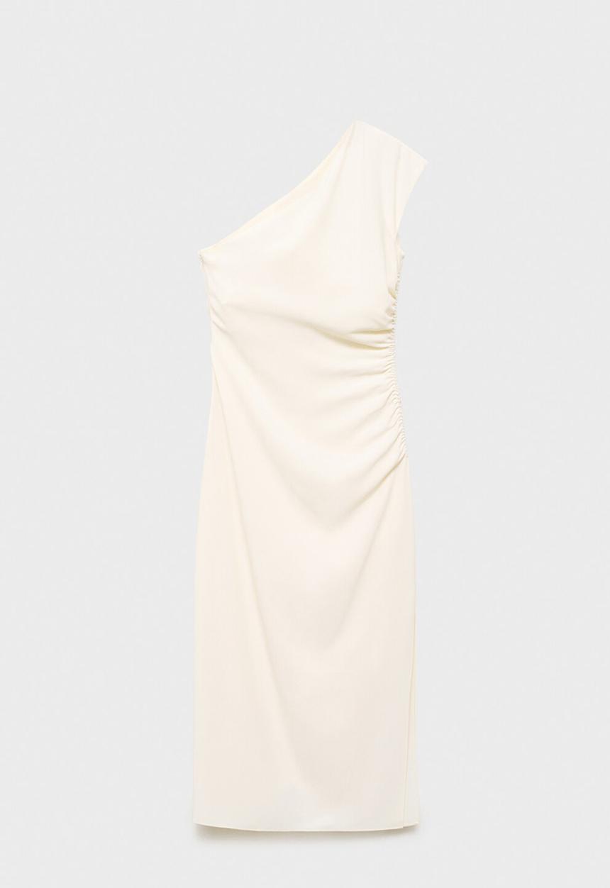 MANGO - Dress edine -  natural